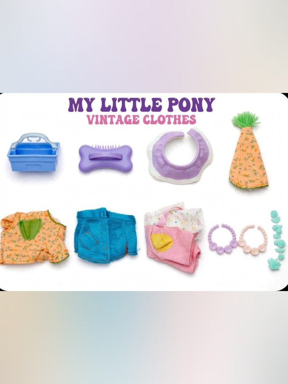 Kids Toy Doll Clothes Set - Blue, Pink, Orange Accessories